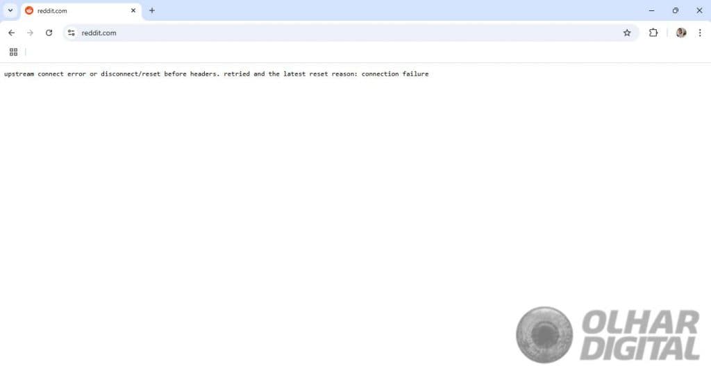 Captura de tela do Reddit