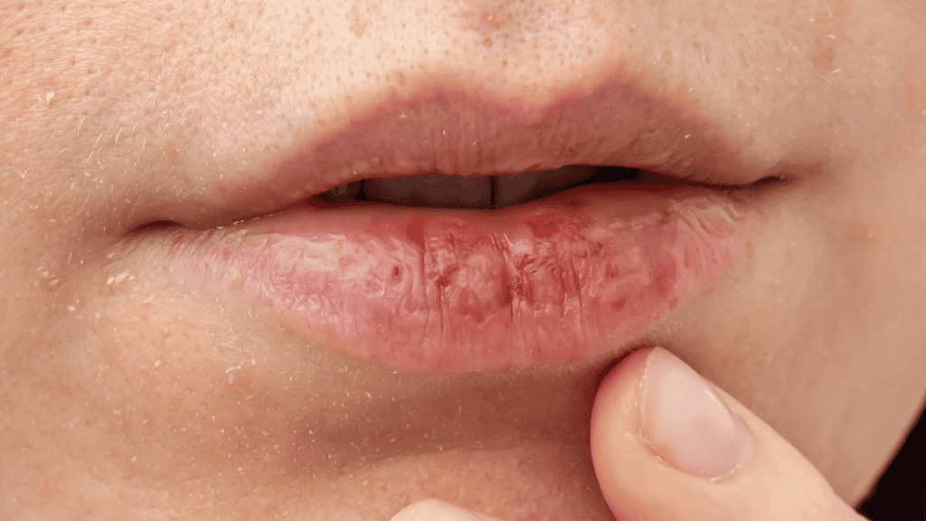 12 mudanças no corpo que você não deve ignorar, mesmo que pareçam pequenas O nosso corpo é um sistema complexo que envia sinais constantes ao cérebro sobre o estado de saúde. Uma dor de cabeça, um incômodo muscular ou uma alteração na pele podem parecer situações comuns, mas até essas pequenas mudanças físicas podem indicar o início de doenças graves ou crônicas. Mulher com dedos logo abaixo de lábios machucados