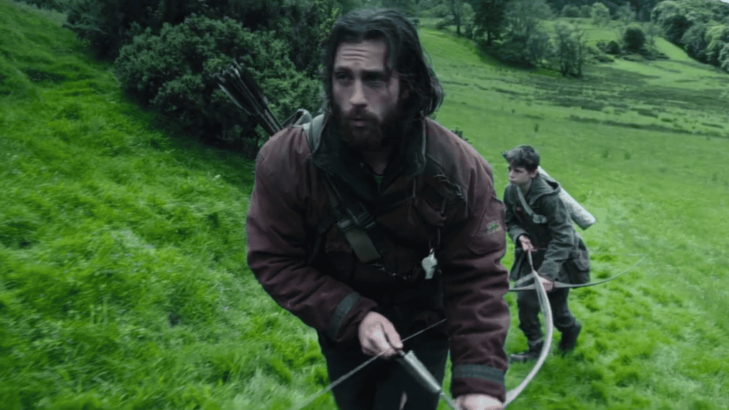Aaron Taylor-Johnson em Extermínio 3 via Sony Pictures/reprodução