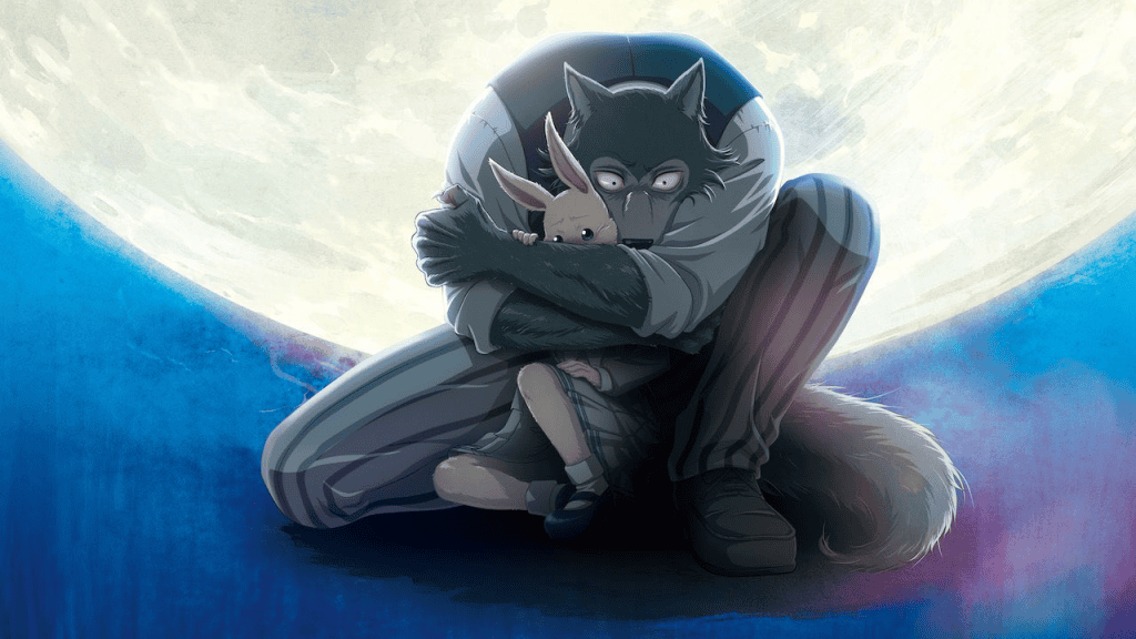 imagem mostra os principais personagens do anime Beastars