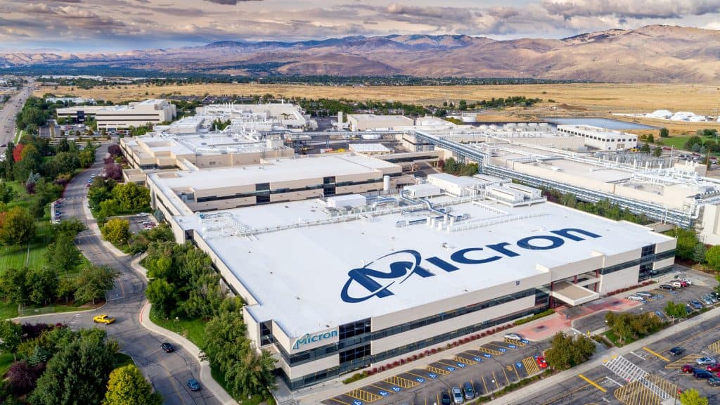 Fábrica da Micron em Boise (EUA)