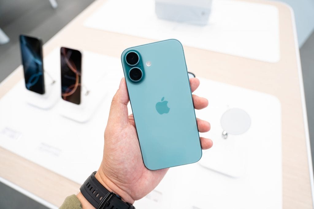 Traseira de um iPhone