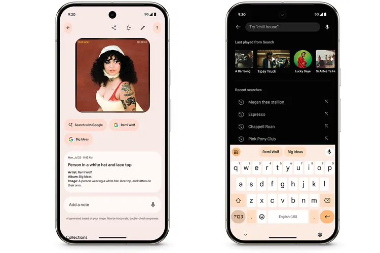 Gboard com capturas de tela