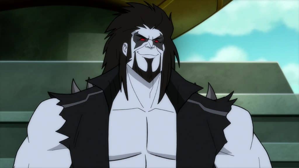 Lobo na animação Superman: Man of Tomorrow (2020) / Crédito: Warner Bros. Animation (divulgação)