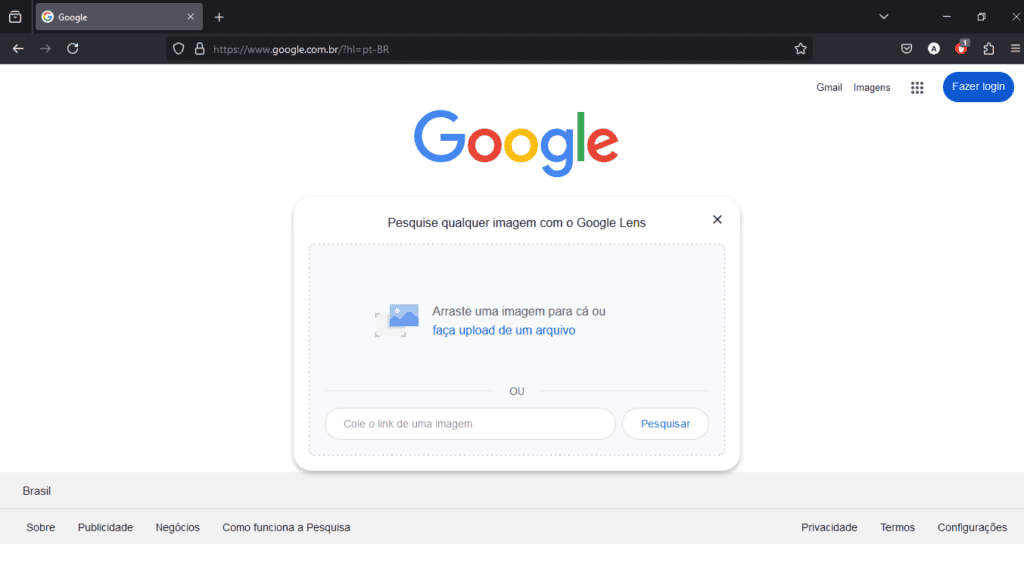 Pesquise no desktop com o Lens