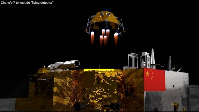 Ilustração mostra como será a Chang'e 6, módulo lunar chinês