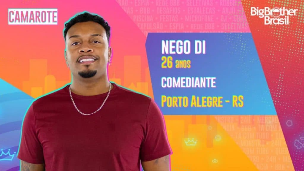 Participante Nego Di no BBB 21