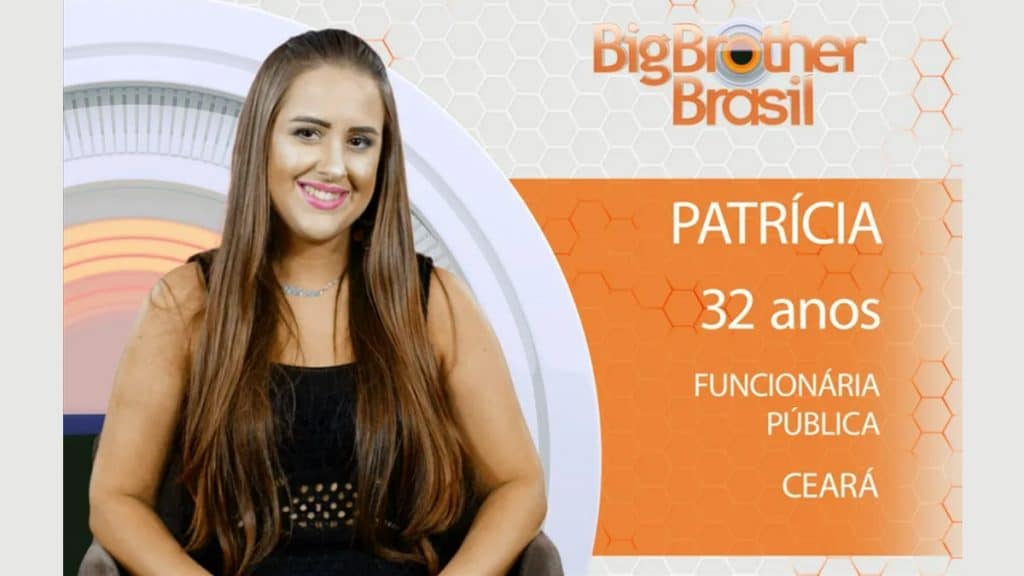 Participante Patrícia no BBB 18 /