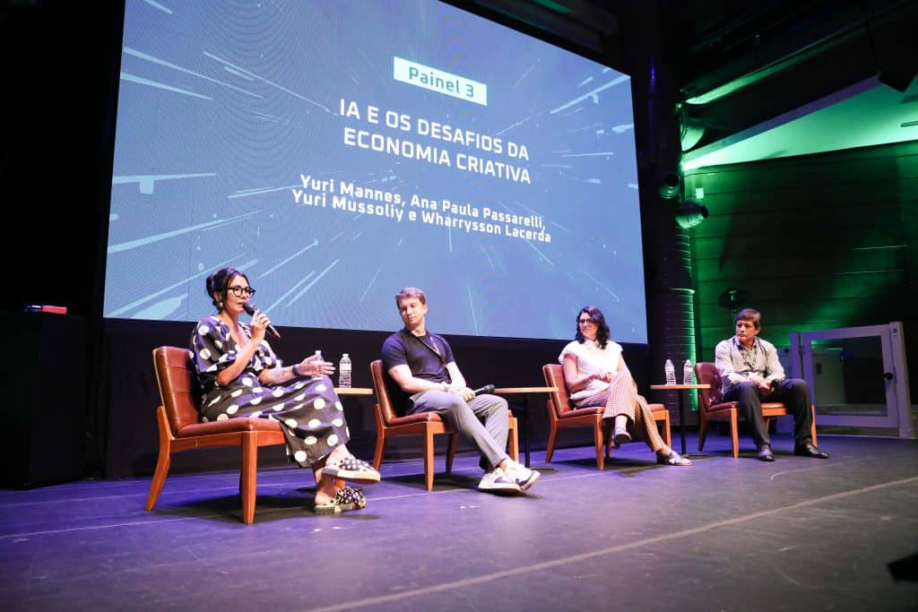 Em breve, não vamos distinguir o que foi feito pela máquina ou ser humano A inteligência artificial vai roubar nossos empregos? Como integrar a tecnologia no dia a dia? E quais os riscos? Esses foram alguns dos questionamentos levantados no painel “IA e os desafios da economia criativa” do Spotlight, evento que celebrou os 20 anos do Olhar Digital. Em breve, não vamos distinguir o que foi feito pela máquina ou ser humano