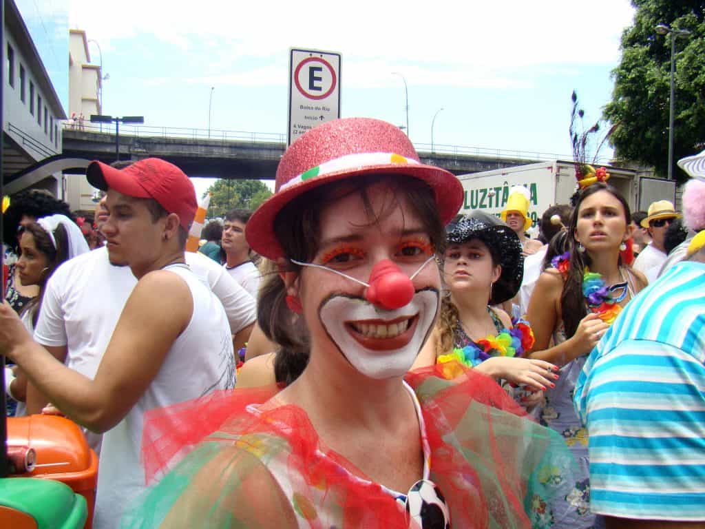 Bloco de Carnaval na Praça XV, Rio de Janeiro, Brasil.