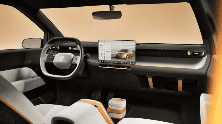 Interior do ID.EVERY1, carro elétrica da Volkswagen.