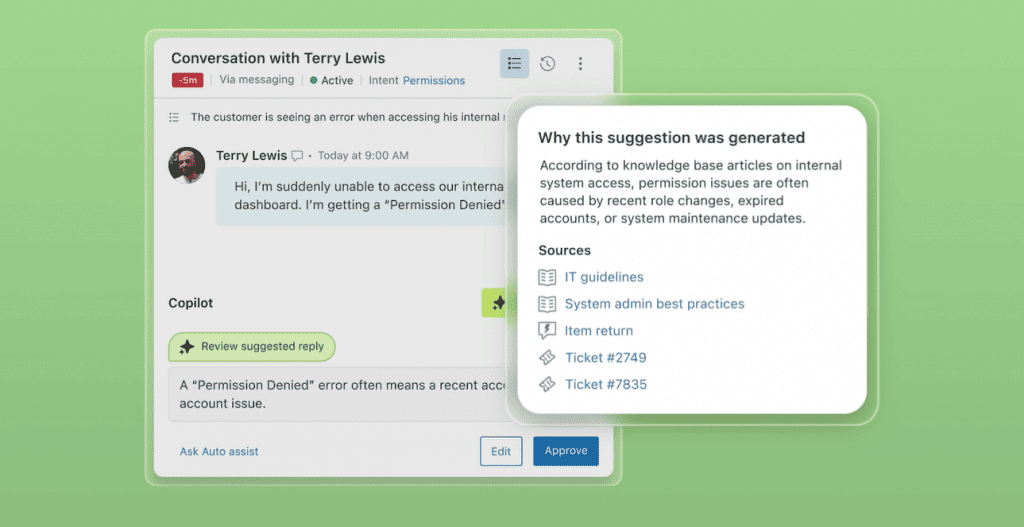 Novidades no copilot da Zendesk