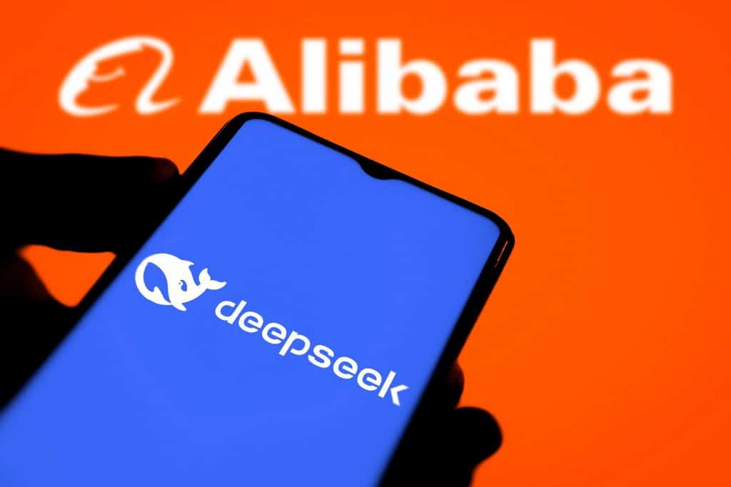 logos de alibaba e deepseek
