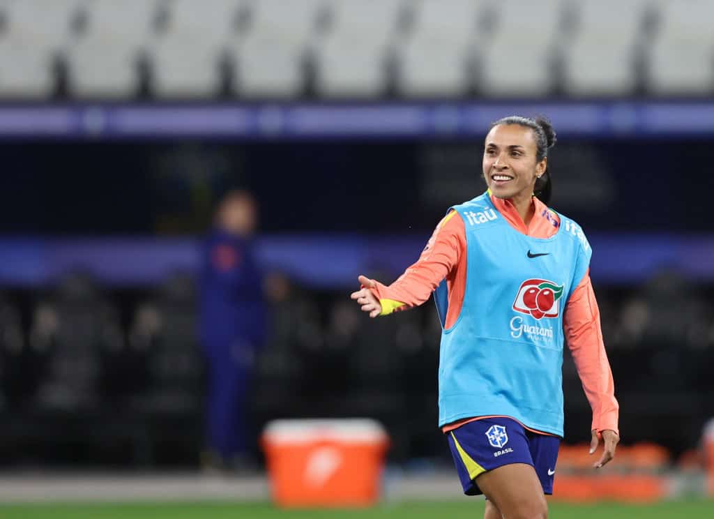 Marta, jogadora da seleção feminina do Brasil