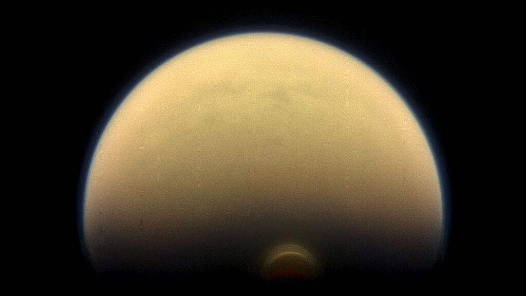 Atmosfera da Lua Titã, a maior de Saturno