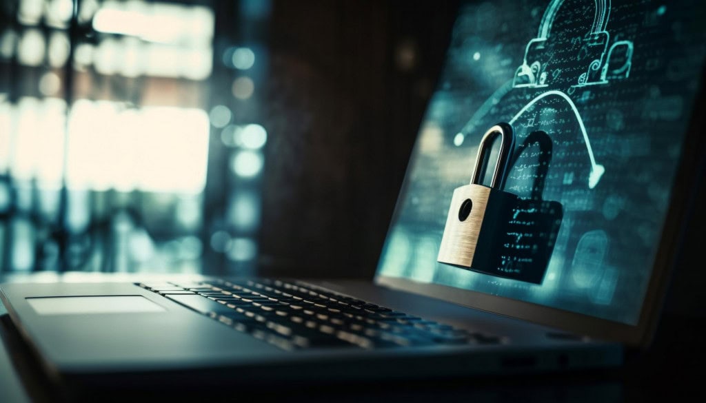 Você comete esses erros? 10 dicas de segurança para jogar online sem riscos Jogar online se tornou parte da rotina de milhões de pessoas no mundo inteiro. No entanto, assim como qualquer outra atividade na internet, jogar online também traz riscos. Roubo de contas, vazamento de dados, golpes e até sequestro de informações são ameaças reais para quem não adota práticas básicas de segurança digital. Imagem ilustrativa de um cadeado na tela do notebook, simbolizando proteção do software
