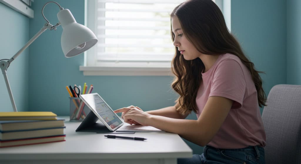 De graça e com moradia: faculdade em SP abre inscrições para formar jovens cientistas A Ilum Escola de Ciência, instituição pública ligada ao Centro Nacional de Pesquisa em Energia e Materiais (CNPEM), em Campinas (SP), está com inscrições abertas para o processo seletivo gratuito do curso de Bacharelado em Ciência e Tecnologia. menina estudando com um tablet