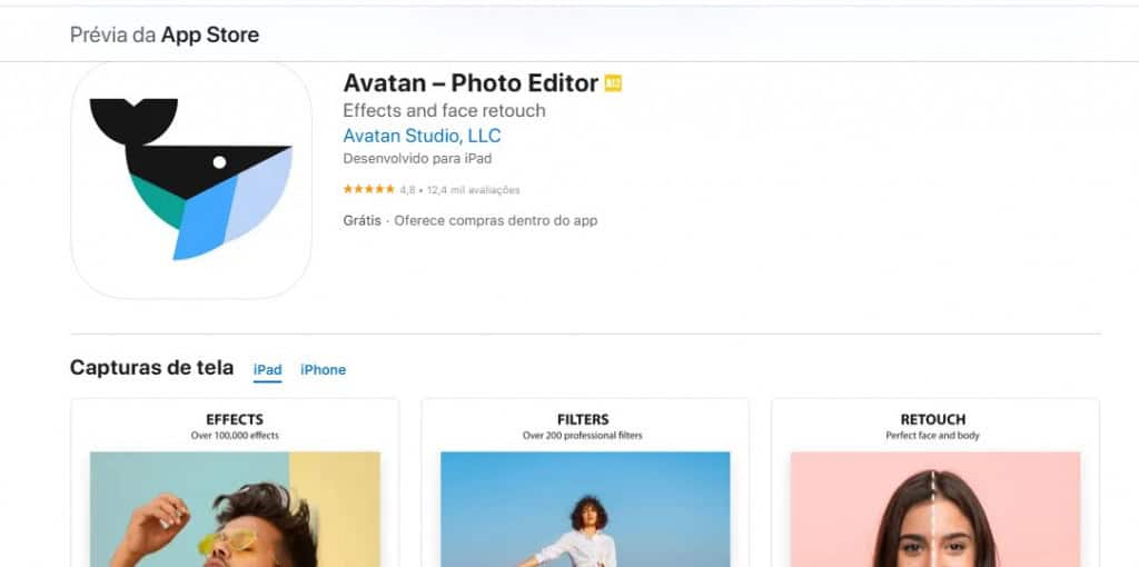 5 apps de filtros para testar nas fotos do Instagram em 2025 Você lembra que, há tempos, o Instagram contava com filtros que ajudavam a mudar um pouco o visual da foto antes de postá-la? Então, eles foram removidos pela Meta no início de 2025, o que deixou algumas pessoas insatisfeitas. Porém, a notícia boa é que existem aplicativos de filtros que podem ser utilizados pelos usuários da rede social. aplicativo Avatan