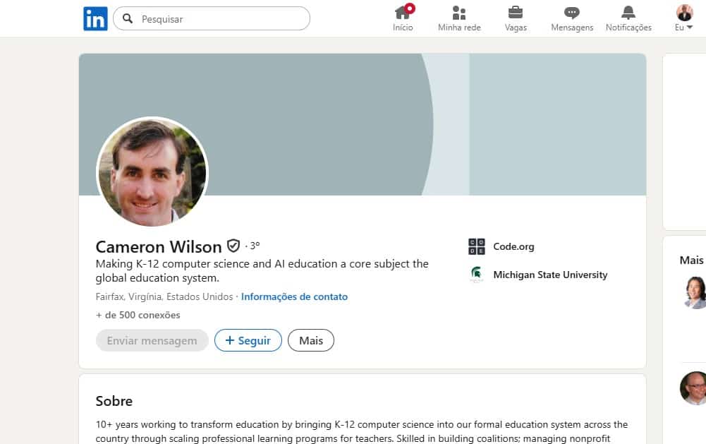 Presidente da Code.org