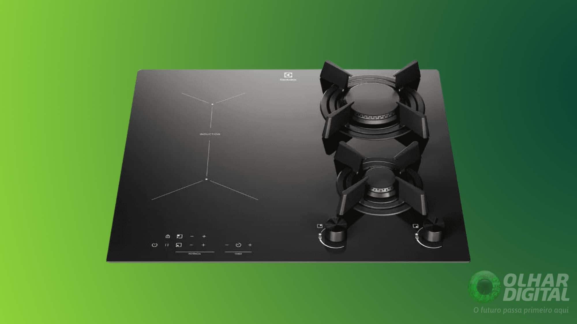 Fogão de indução: 7 melhores opções para comprar ainda em 2025 A tecnologia de indução está crescendo bastante no Brasil nos últimos anos, uma vez que fogões e cooktops com essa tecnologia oferecem aquecimento mais rápido e controle de temperatura mais preciso, além de segurança, economia e facilidade de limpeza. Electrolux Indução e Gás Híbrido 4 Bocas
