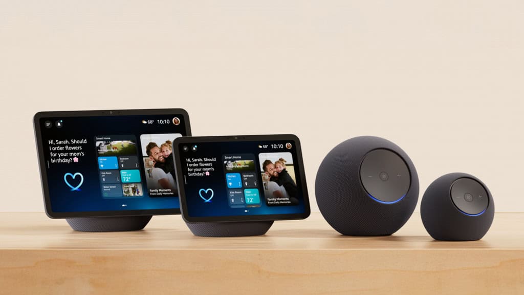 Tudo o que a Amazon lançou hoje: Echo, Fire TV e mais A Amazon realizou hoje, em Nova York, seu evento de hardware de 2025, apresentando uma série de novos produtos voltados para casa conectada, entretenimento e produtividade. Entre os destaques estão a nova geração de dispositivos Echo, as Smart TVs Fire TV, os Kindle Scribe repaginados e as câmeras de segurança Blink e Ring. Tudo o que a Amazon lançou hoje: Echo, Fire TV e mais