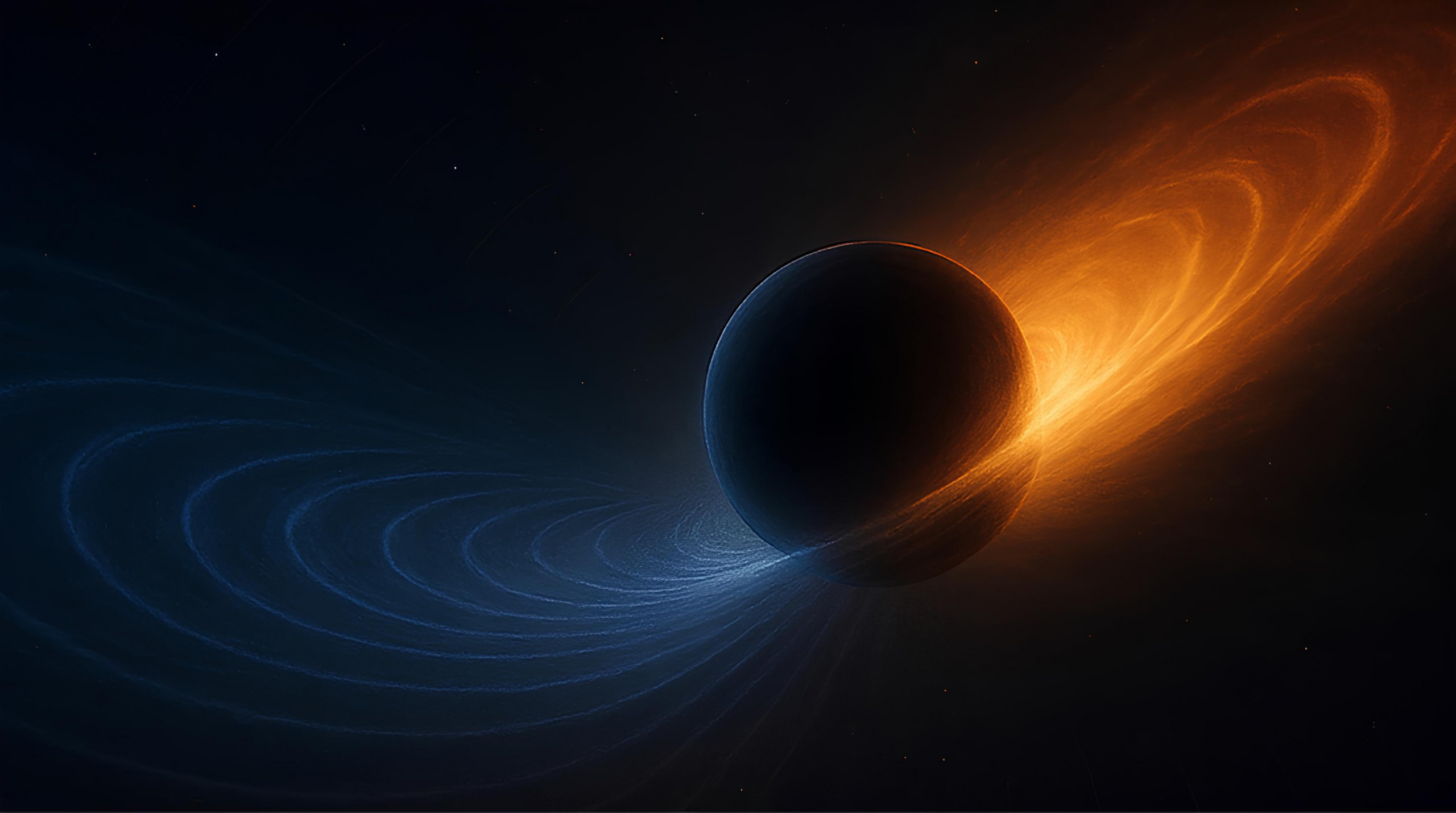 Ondas gravitacionais permitem medição inédita do “chute” de um buraco negro