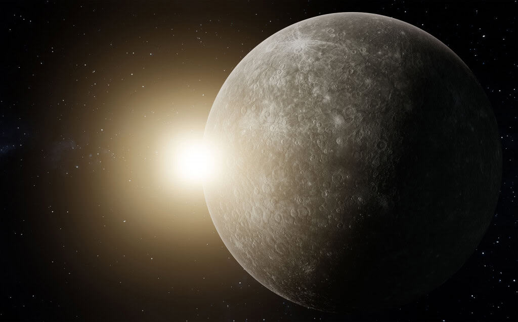 Mistério sobre a formação de Mercúrio pode ter sido revelado Mercúrio é o menor planeta do Sistema Solar. Além disso, é o que está localizado mais próximo do Sol. Repleto de crateras e com temperaturas extremas, ele possui um grande núcleo metálico e um manto rochoso relativamente pequeno. Mistério sobre a formação de Mercúrio pode ter sido revelado