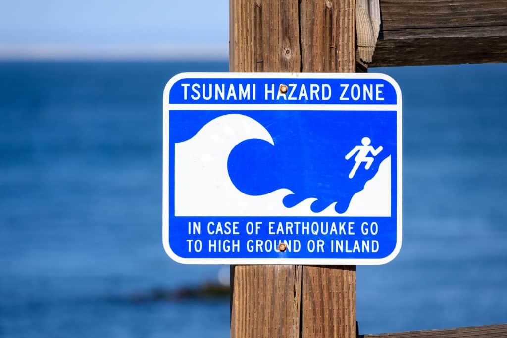 tsunami placa