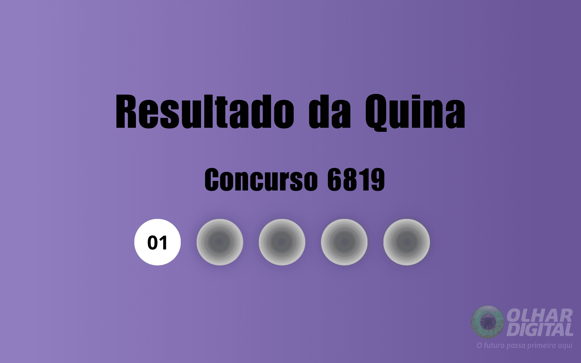 Resultado da Quina de hoje: veja números e ganhadores do concurso 6820 (sábado, 06/09)
