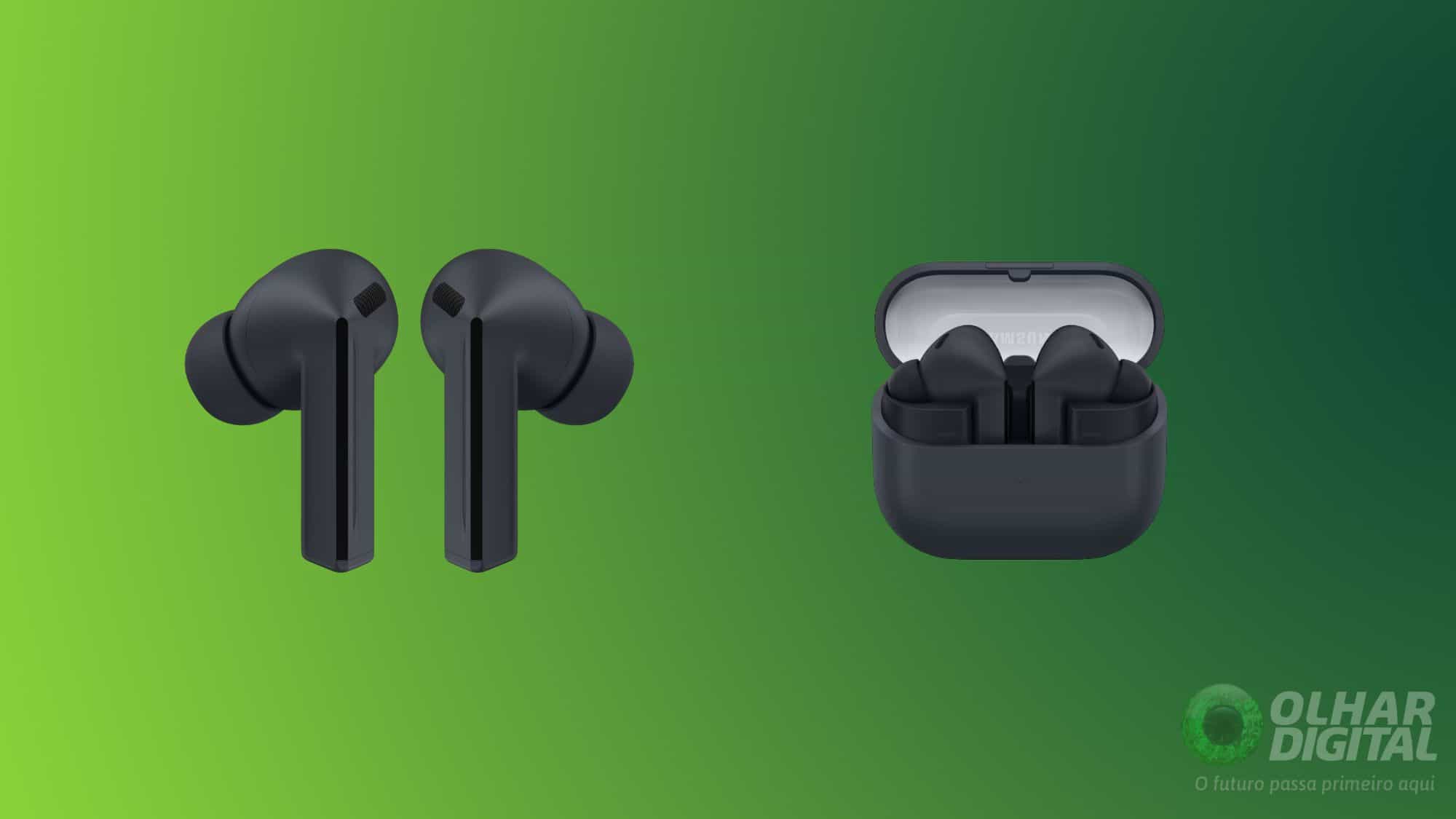 O que muda do fone Samsung Galaxy Buds 3 FE para o Buds FE? A Samsung lançou recentemente o seu novo fone bluetooth, o Galaxy Buds 3 FE, dispositivo que faz parte dos produtos mais acessíveis de linhas avançadas da marca. De acordo com a empresa, o aparelho vem com som aprimorado e recursos que proporcionam uma experiência auditiva ainda melhor ao usuário. O dispositivo sucede o Galaxy Buds FE, lançado em outubro de 2023. Samsung Galaxy Buds 3 FE