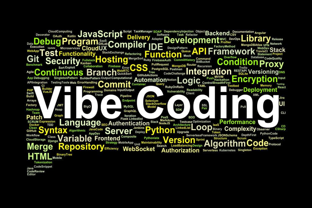 IA: o fim ou a evolução da engenharia de software? De “vibe-coding” a um futuro incerto A influência da inteligência artificial se espalha por todos os setores, mas a própria tecnologia sente o impacto mais diretamente. Na programação, a maneira de escrever código está mudando radicalmente com o “vibe-coding” — uma abordagem que democratiza a criação de softwares. Isso levanta uma dúvida crucial em Silicon Valley: a IA vai extinguir a engenharia de software ou é apenas a próxima etapa em sua evolução? Embora a IA facilite o desenvolvimento, a questão é se essa facilidade é suficiente para formar um engenheiro de software completo, com a profundidade e o conhecimento que a profissão exige. Vibe-coding na nuvem de palavras