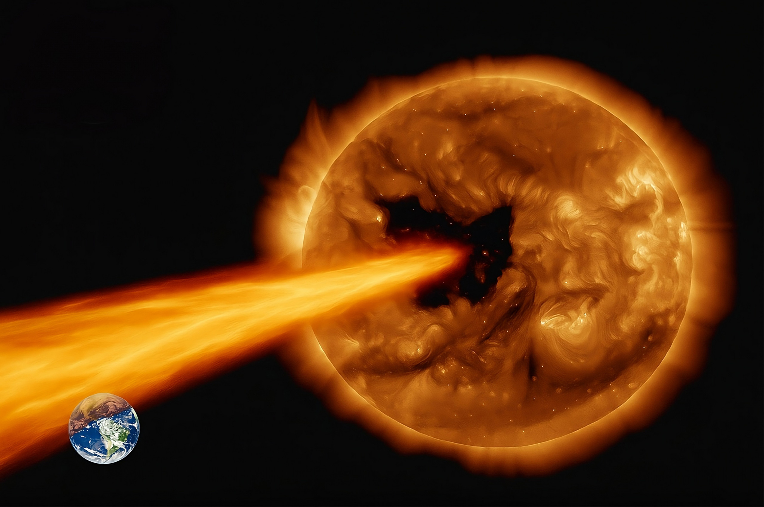 “Bafo” de “borboleta gigante” no Sol atinge com força a Terra