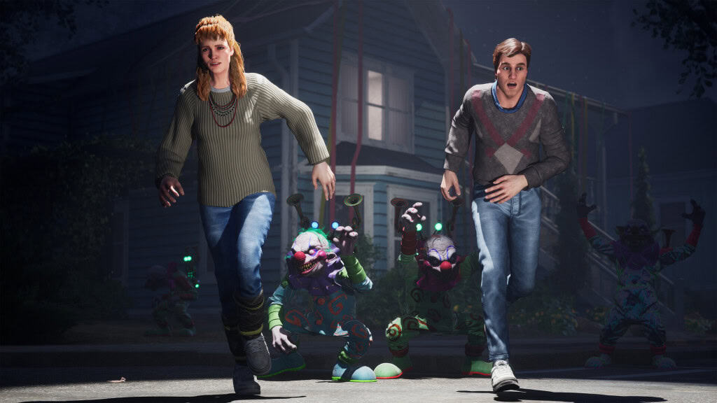 Killer Klowns from Outer Space: The Game. Imagem: Reprodução/Steam