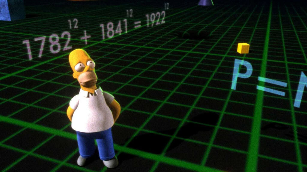 Homer in 3D animation