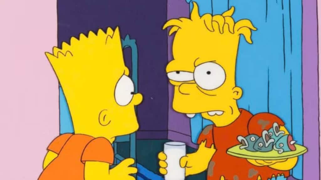 Bart and his twin brother 