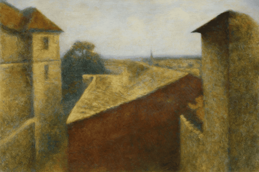 primeira fotografia do mundo por Joseph Nicéphore Niepce, na versão da IA