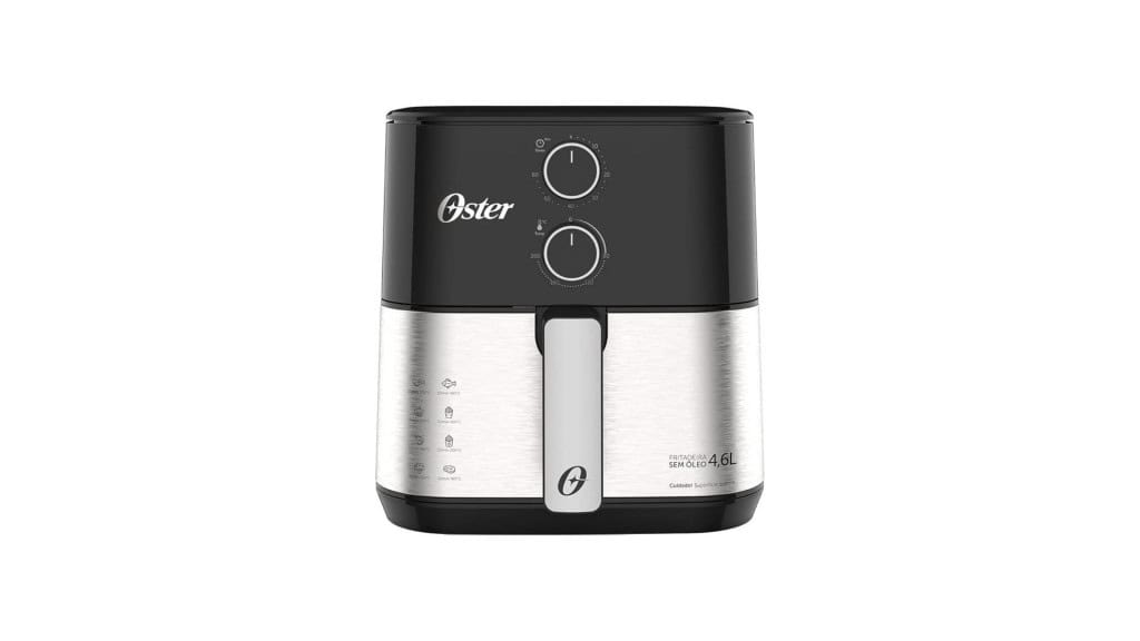 Comida gostosa e saudável: air fryer de 4,6 litros da Oster em promoção Adotar uma alimentação mais saudável em casa é uma prioridade para muitas famílias. Com o apoio de eletrodomésticos que reduzem o uso de óleo e preservam o sabor dos alimentos, é possível preparar refeições equilibradas e saborosas para todos. As fritadeiras sem óleo se tornaram bastante populares por causa disso, ao ajudar a tornar o cardápio diário mais leve sem abrir mão da variedade. Fritadeira Elétrica Oster OFRT520