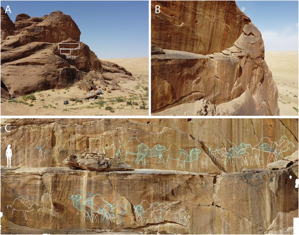 Pinturas-em-precipicios-1024x805 Artes rupestres de 12 mil anos indicavam rotas no deserto