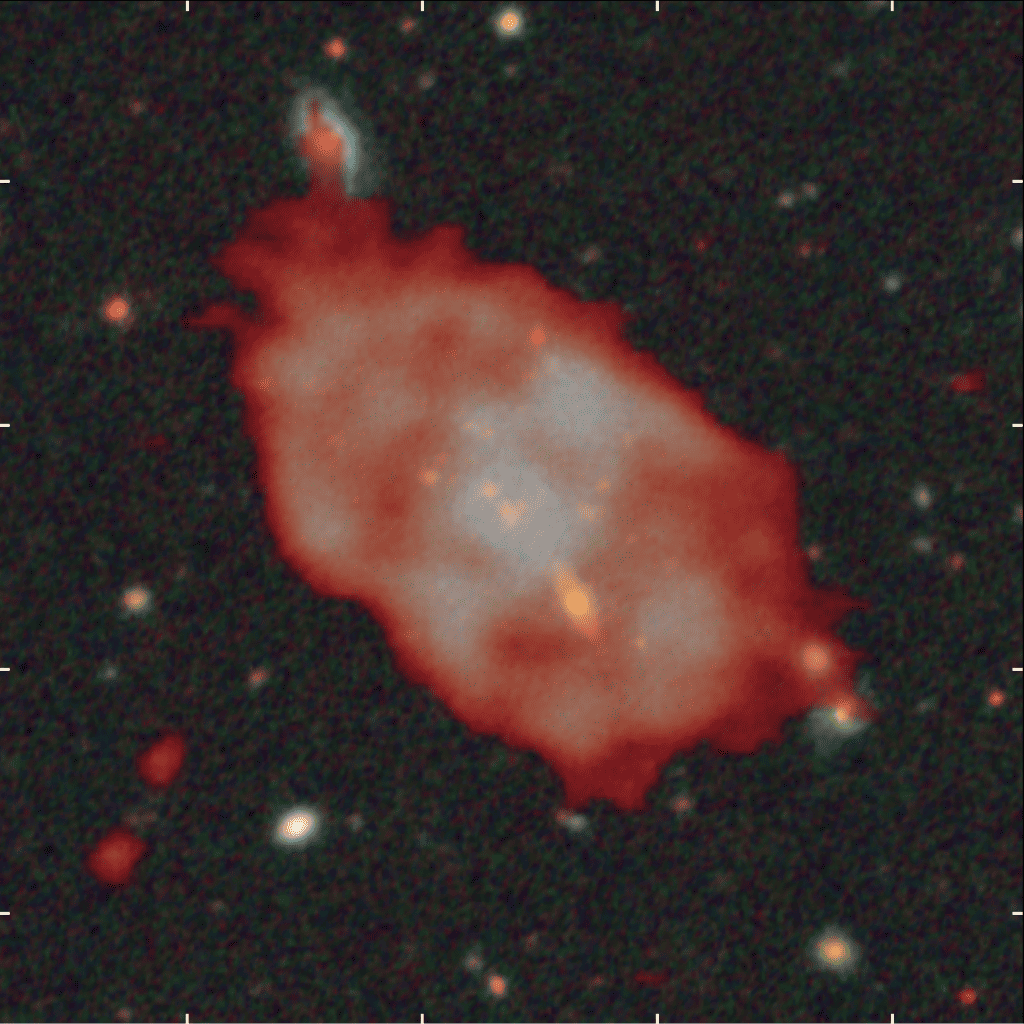 Luz distante revela círculo de rádio estranho mais poderoso já encontrado Astrônomos descobriram um impressionante sistema de anéis duplos nas profundezas do Universo. Descrito em um artigo publicado nesta quinta-feira (2) no periódico científico Monthly Notices of the Royal Astronomical Society, o achado trata-se o círculo de rádio estranho (ORC) mais poderoso e distante já detectado. Luz distante revela círculo de rádio estranho mais poderoso já encontrado