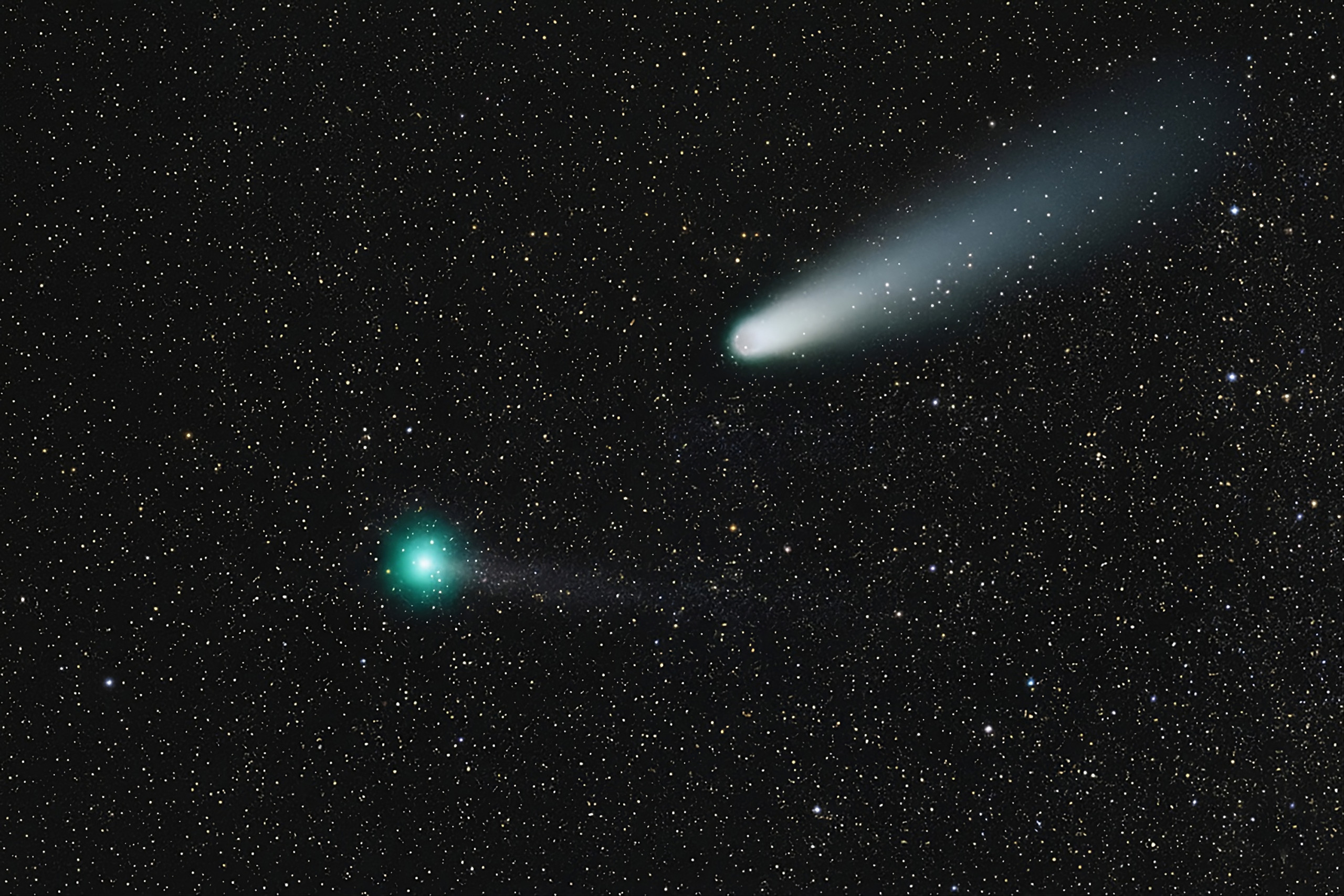 Assista ao vivo a dois cometas cruzando o céu no mesmo dia