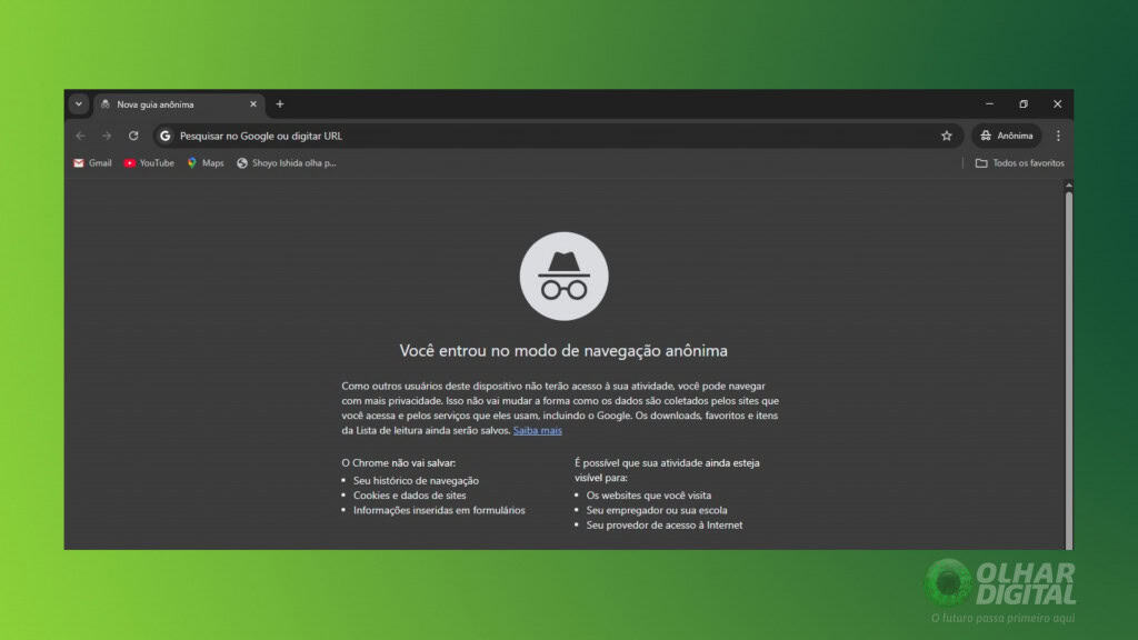 Para que realmente serve a aba anônima dos navegadores? A aba anônima é um recurso presente em diversos navegadores, como o Google Chrome, Firefox, Opera, Safari e Microsoft Edge. Todos eles possuem uma forma exclusiva para que o usuário acesse a funcionalidade, que geralmente é utilizada com o intuito de navegar pela web de forma anônima, impedindo que as pessoas consigam ver o que você está pesquisando e acessando. Guia anônima