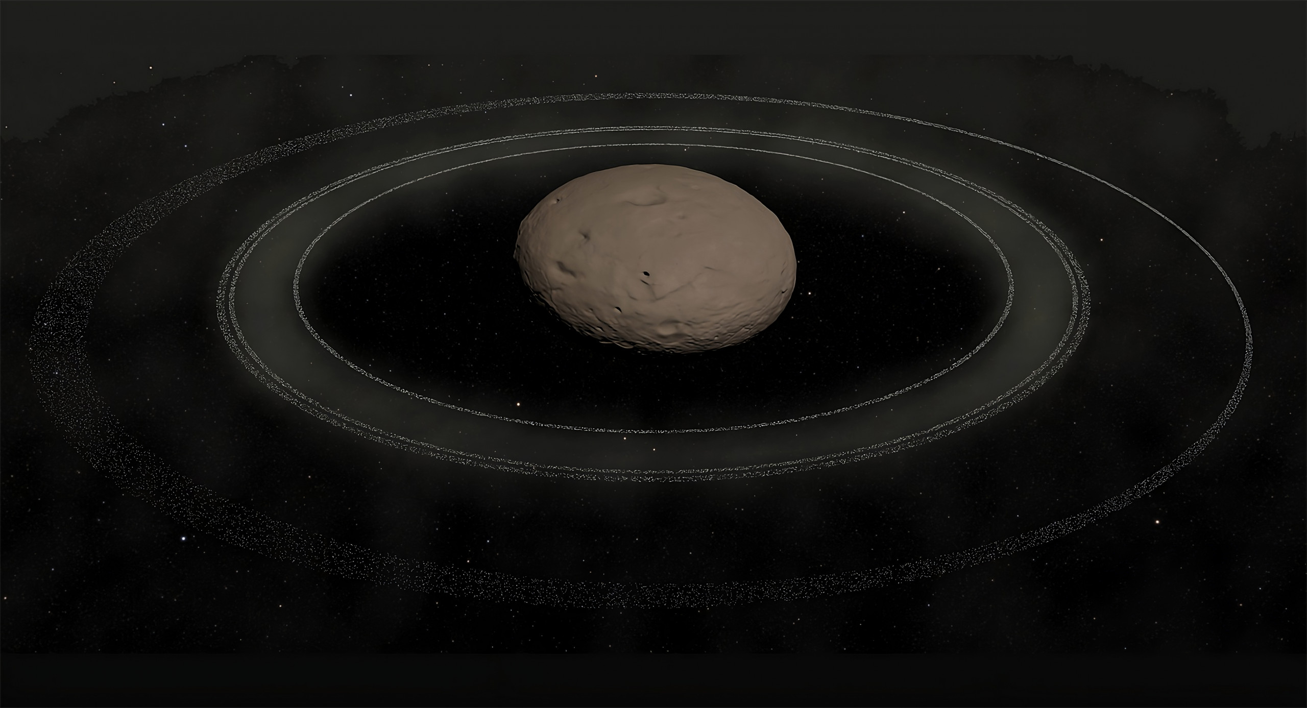 Astrônomos brasileiros descobrem sistema de anéis em formação ao redor de asteroide