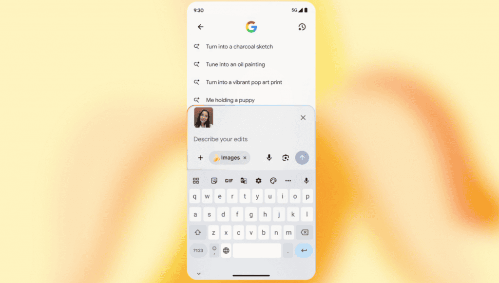 Nano Banana chega ao Google Search e NotebookLM O modelo de edição de imagens com IA do Gemini, Nano Banana, se tornou um sucesso em menos de dois meses de lançamento, com mais de 5 bilhões de imagens geradas até o momento. E é natural que o Google tenha decidido expandir a ferramenta para outras plataformas: agora, a IA está disponível no Google Search (usando o Lens) e no NotebookLM. Em breve, será lançado também no Google Fotos. banana lens