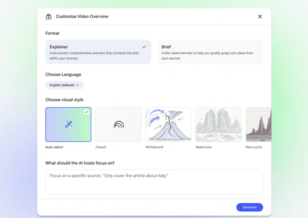 Nano Banana chega ao Google Search e NotebookLM O modelo de edição de imagens com IA do Gemini, Nano Banana, se tornou um sucesso em menos de dois meses de lançamento, com mais de 5 bilhões de imagens geradas até o momento. E é natural que o Google tenha decidido expandir a ferramenta para outras plataformas: agora, a IA está disponível no Google Search (usando o Lens) e no NotebookLM. Em breve, será lançado também no Google Fotos. banana notebooklm