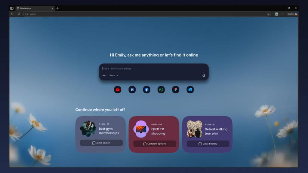 Microsoft torna Edge mais inteligente com novas funções do Copilot A Microsoft anunciou uma série de atualizações para o Copilot, seu assistente de inteligência artificial (IA), com novidades que incluem um modo mais pessoal e interativo, suporte a grupos e um personagem virtual inspirado no clássico Clippy. As mudanças foram apresentadas nesta semana e visam tornar o Copilot mais social, expressivo e capaz de auxiliar usuários em tarefas complexas diretamente no navegador Edge. Microsoft torna Edge mais inteligente com novas funções do Copilot