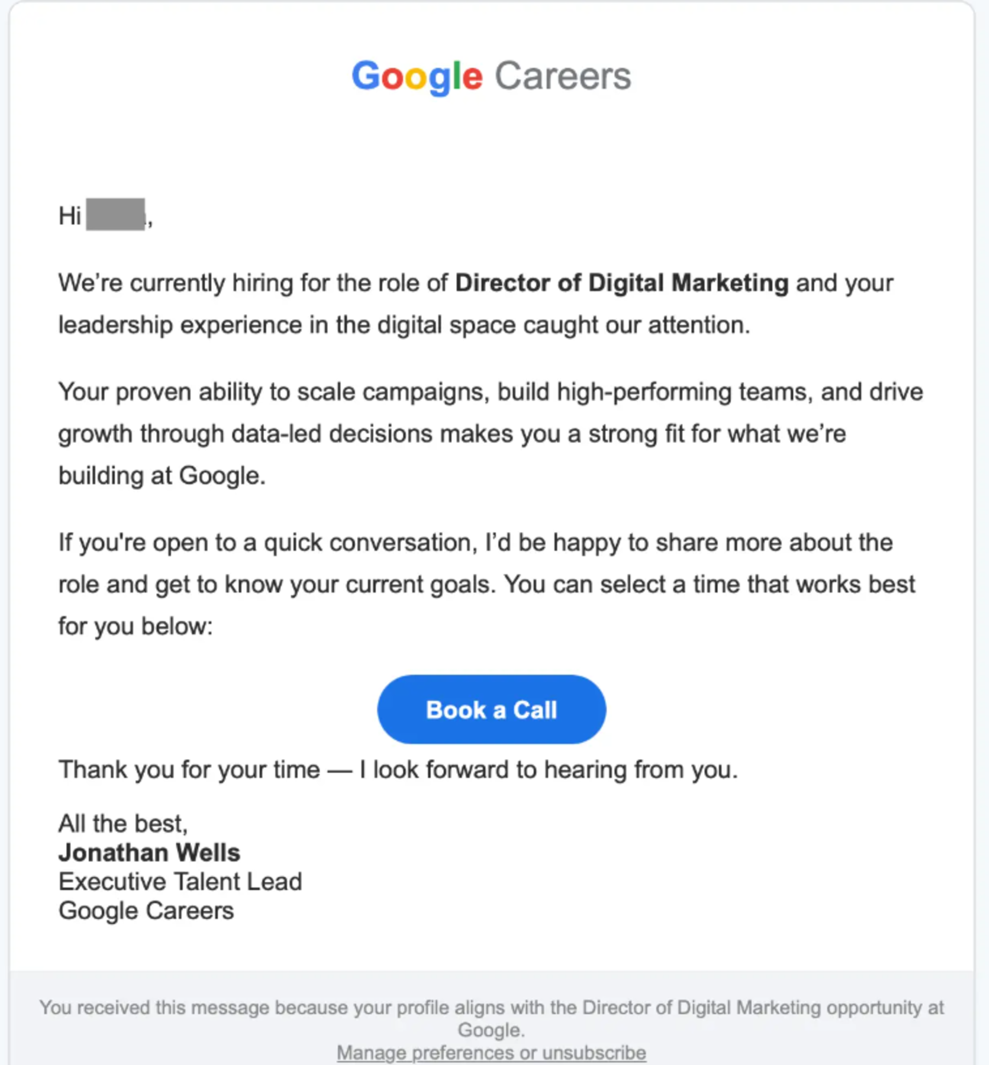 Golpe falsifica oferta de emprego do Google Careers para roubar dados