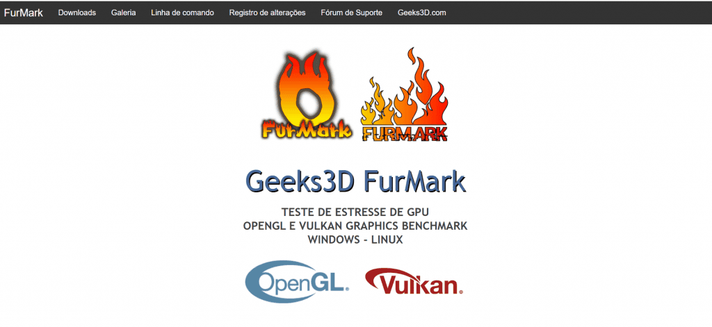 7 apps de diagnóstico para instalar no PC Windows No universo da informática, a prevenção é sempre melhor que a solução, e é aí que entram os apps de diagnóstico para o PC Windows. Página inicial do site da Geeks3D, do app FurMark