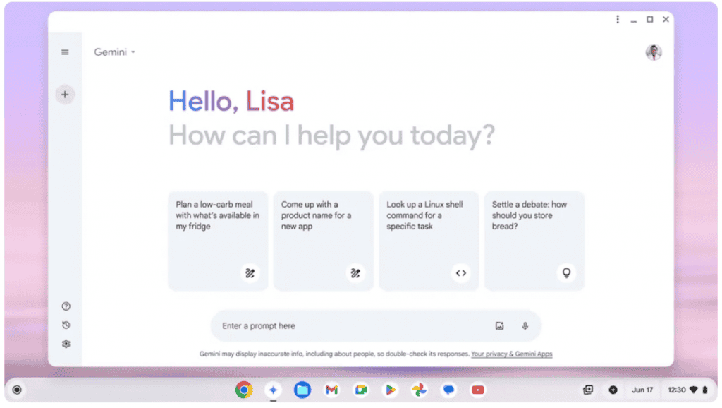 Chromebooks ultraportáteis ganham chip que acelera navegação A partir de janeiro de 2026, Chromebooks finos e ultraportáteis estarão equipados com o MediaTek Kompanio 540, um chip recém-desenvolvido pela MediaTek que promete mais velocidade e eficiência energética. A tecnologia foca em melhorias para estudantes que utilizam o dispositivo para trabalhos escolares e lazer. gemini chrome