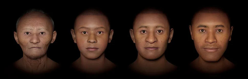 Veja o rosto de múmias colombianas milenares Pela primeira vez, o rosto de múmias colombianas centenárias foi “desmascarado”. Quatro indivíduos – que viveram nos Andes entre os séculos XIII e XVIII e foram enterrados com máscaras mortuárias – tiveram suas faces digitalmente reveladas e reconstruídas por cientistas da Liverpool John Moores University, na Inglaterra. Veja o rosto de múmias colombianas milenares