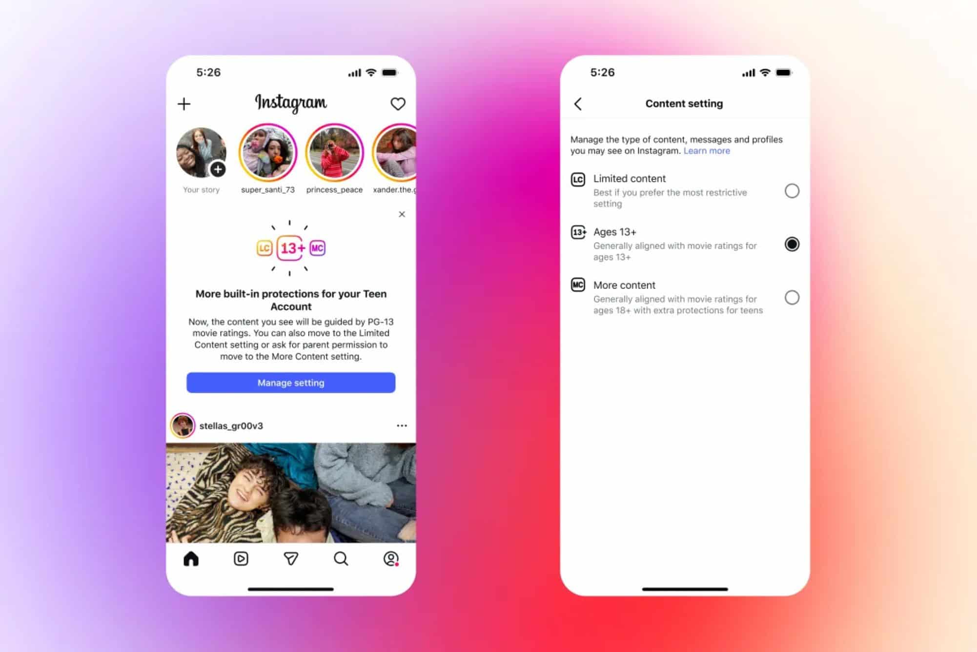 Instagram impõe classificação indicativa para proteger menores de conteúdo sensível